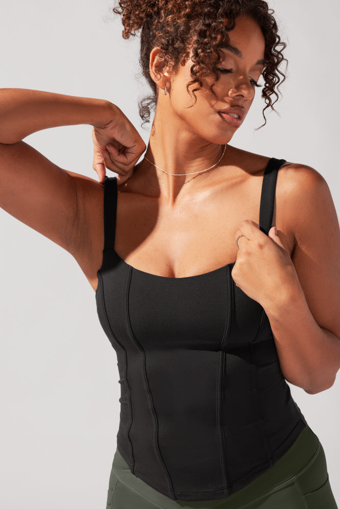 Corset Cami - Black – Paceline