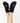 Happy Cry Face Low Rise Socks - Black