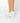 Angry Face Low Rise Socks - Green Tie Dye