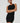 Seamless Ribbed Warm Nights Dress - Black