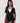 Daring Deep V Tee - Black