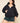 Half Zip Warm Up Hoodie - Black