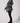 Faux Sherpa Cocoon Coat - Cool Grey