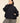 Ooey Gooey Mockneck Sweatshirt with Pockets - Black