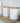 Ceramic Coffee and Sugar Canisters [Set of 2] -